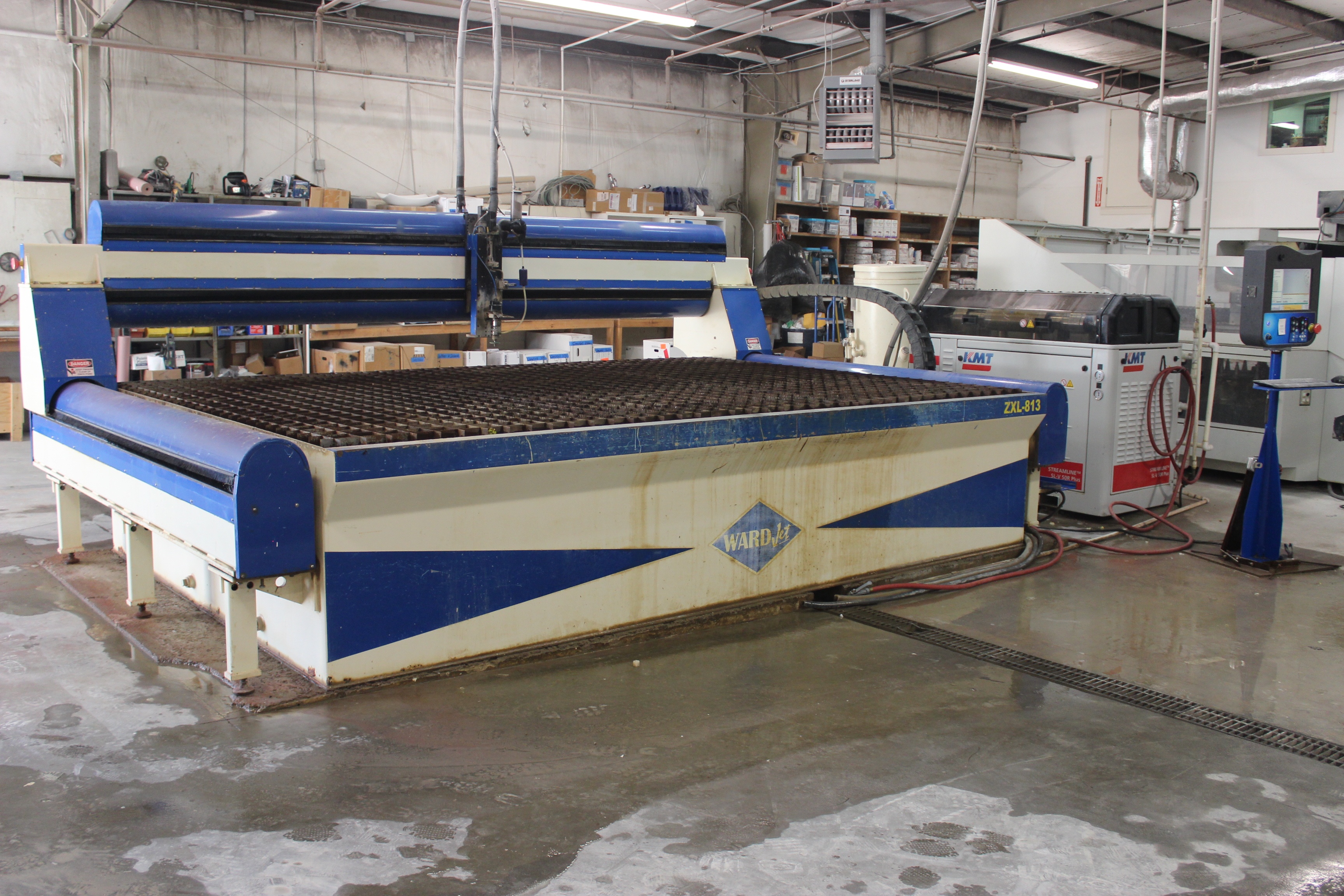 2009 Wardjet ZX-813 WR-XL Waterjet Cutting System (#2001)
